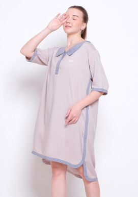 LUNA SLEEP DRESS (BEIGE SKY) LUNA SLEEP DRESS (BEIGE SKY)
